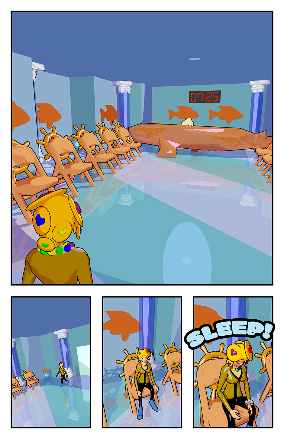 Super Galaxy Knights Deluxe R Fishy Office